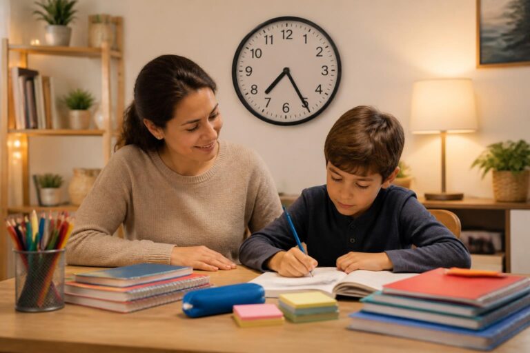 découvrez la routine en 4 étapes pour des devoirs du soir sans stress, éviter les crises et terminer à l'heure facilement.